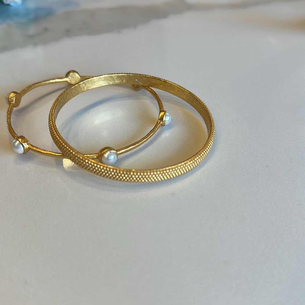 Gold Julie Vos Bangle View 3